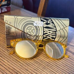 Diff STAR WARS Eyewear Yellow Sunglasses